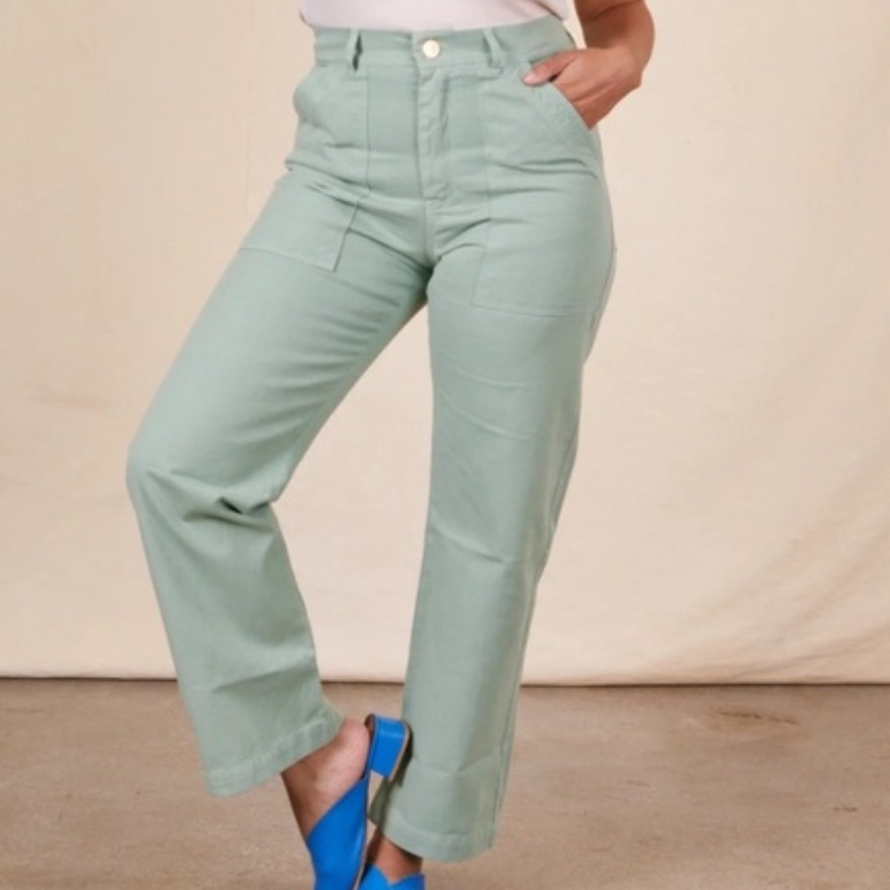 Big Bud Press Pencil Pants Green Sage Size XL